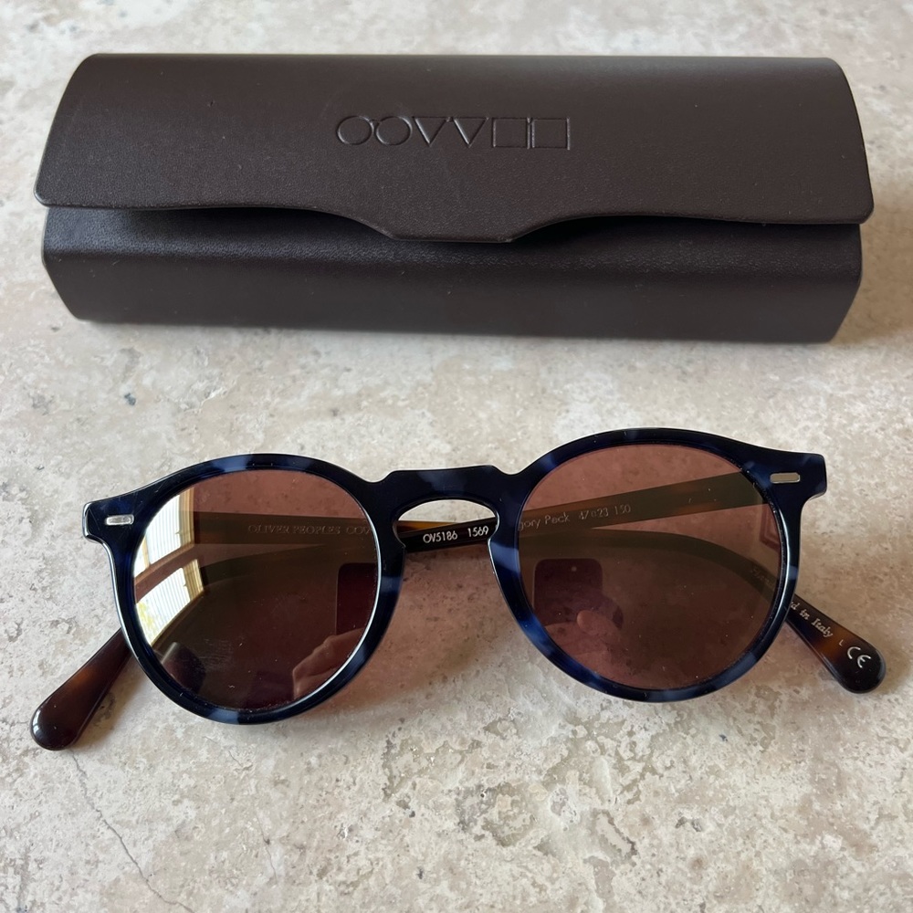 Oliver Peoples Unisex Gregory Peck Sun Custom - OV5186